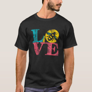 Camiseta Love Honeybee Vintage Colorful Bee Lover