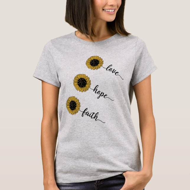 Camiseta Love Hope Faith (Anverso)
