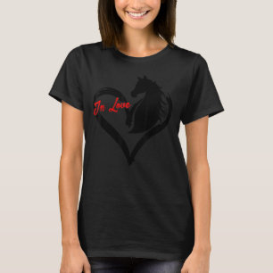 Camiseta Love Horse Graphic Horse Lover Jinete Ecuestre Ho