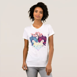 Camiseta Love Horses - T-shirt Free Woman
