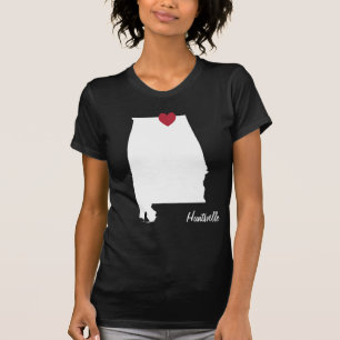Camiseta Love Huntsville Alabama Shirt