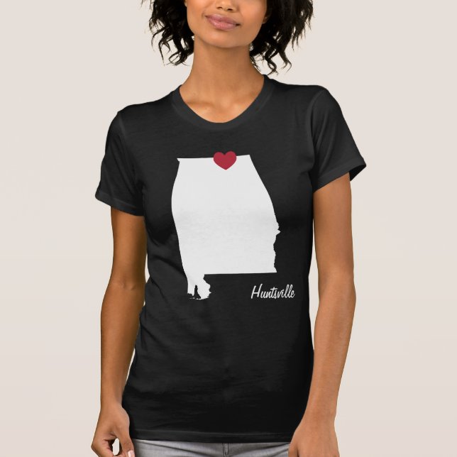 Camiseta Love Huntsville Alabama Shirt (Anverso)