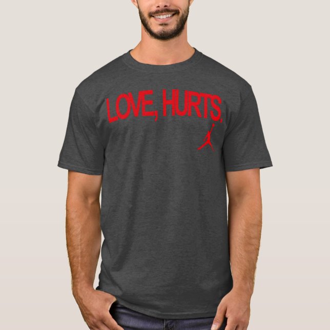 Camiseta Love Hurts funny (Anverso)