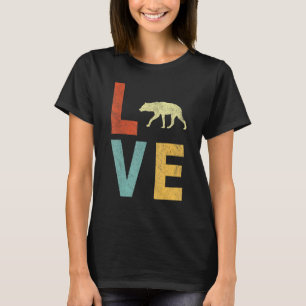 Camiseta Love Hyena Hyena Quote Retro
