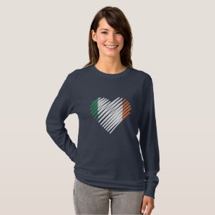 Camiseta Love Ireland Heart Irish Roots