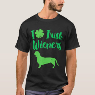 Camiseta Love Irish Wieners St Pattys Dachshund