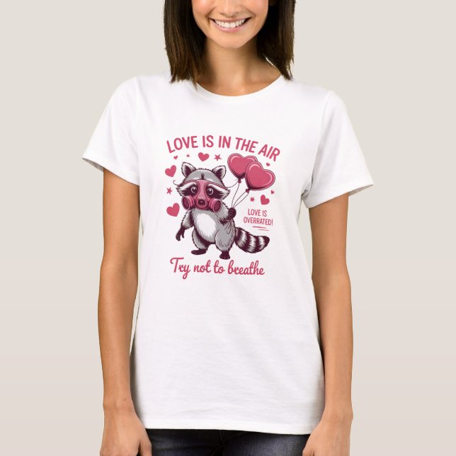 Camiseta Love is in the Air Valentine (Anverso)