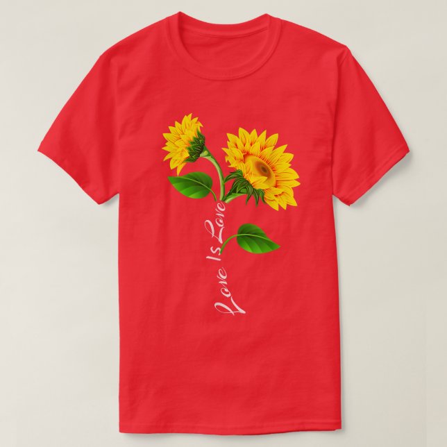 Camiseta Love Is Love  (Diseño del anverso)