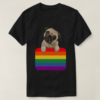Camiseta Love Is Love Puppy rainbow