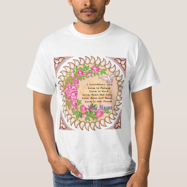 Camiseta Love is Patient  (Anverso)