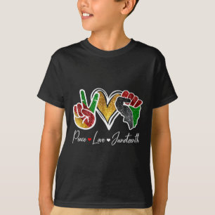 Camiseta Love Junetdecin Black Pride Freedom 4 De Julio