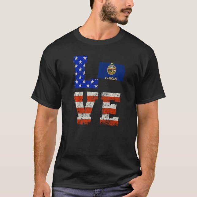Camiseta Love Kansas (Anverso)