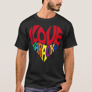 Camiseta Love Karaoke Gifts - Fiesta divertida cantando reg