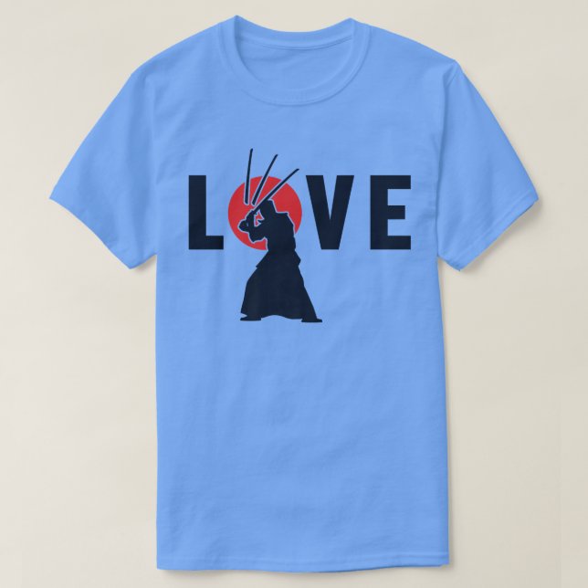 Camiseta Love Kata Kenjusu Katana Samurai Kendo Premium T-S (Diseño del anverso)
