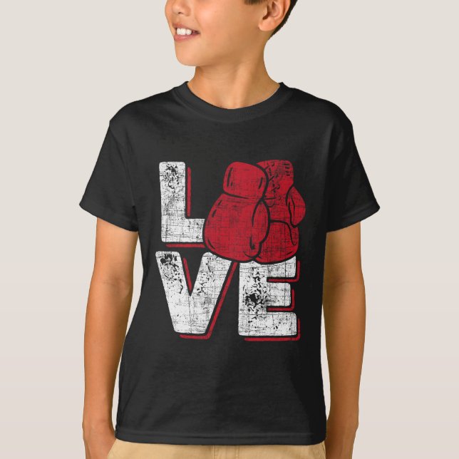 Camiseta Love - Kickboxer Kickboxing Fitness Workout Martia (Anverso)
