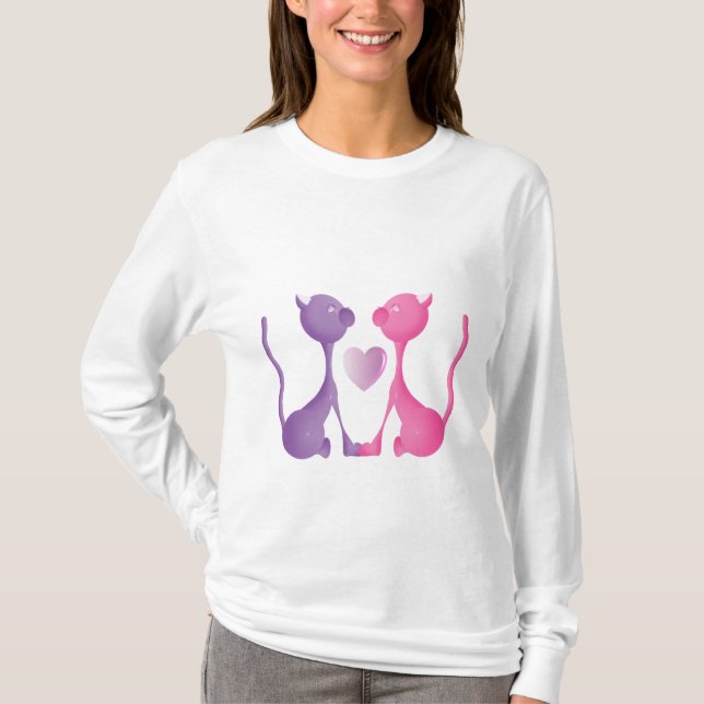 Camiseta Love Kitties (Anverso)