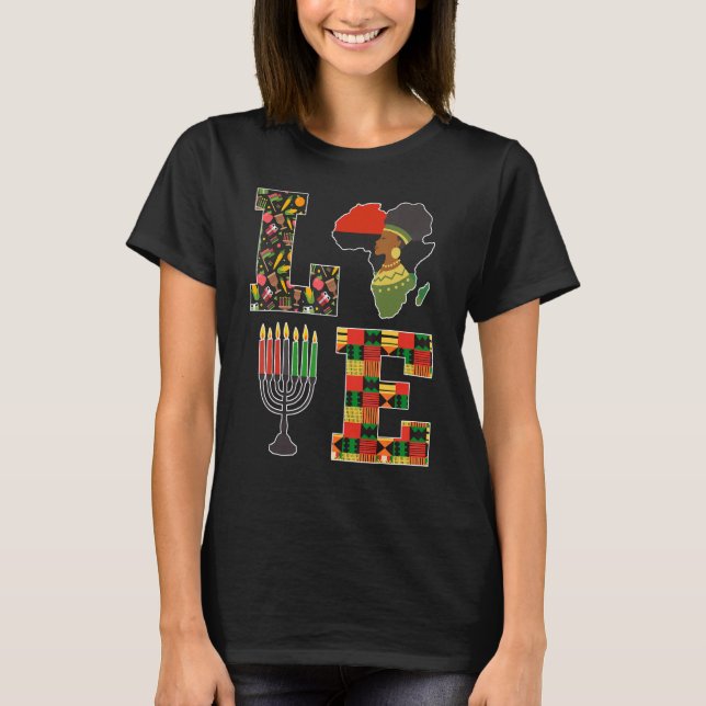 Camiseta Love Kwanzaa (Anverso)