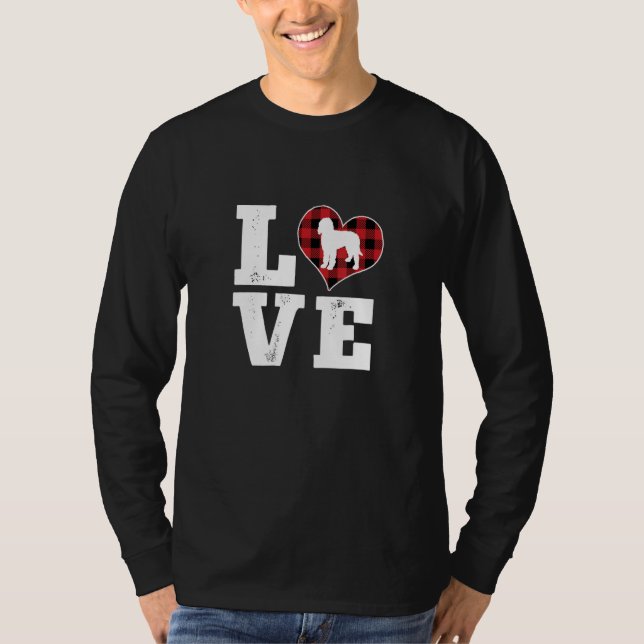 Camiseta Love Labradoodle Dog Lovers Gifts Dog Owners Valen (Anverso)