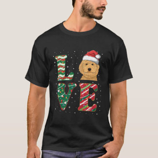 Camiseta Love Labradoodle Santa Dog Lover Dad