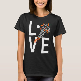 Camiseta LOVE Lacrosse Awesome Guay Lacrosse Presente