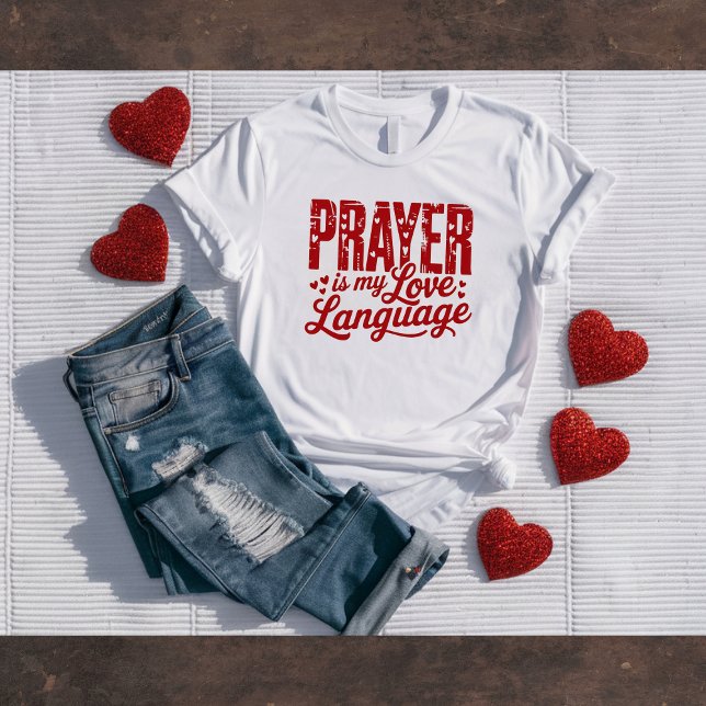 Camiseta Love Language Christian Valentine's Tee (Subido por el creador)