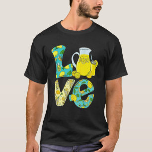 Camiseta Love Lemonade Crew Squad Kids Yellow Lemon Boss Ju