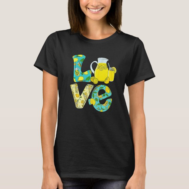 Camiseta Love Lemonade Crew Squad Kids Yellow Lemon Boss Ju (Anverso)