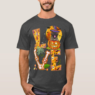 Camiseta Love Leonberger Witch Pumpkin Scary Halloween Dog