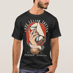 Camiseta Love Letter Tattoo Studio Richmond Old School