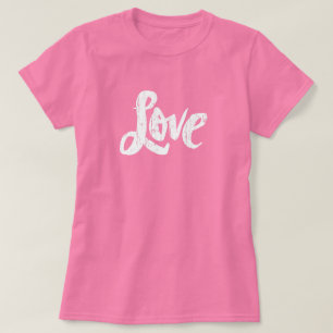 Camiseta LOVE Lettering Dolor Hippie Valentine