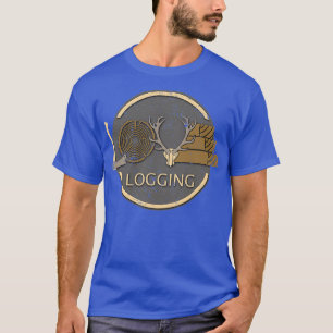 Camiseta LOVE Letters Logger Ax Wood Logging Camión