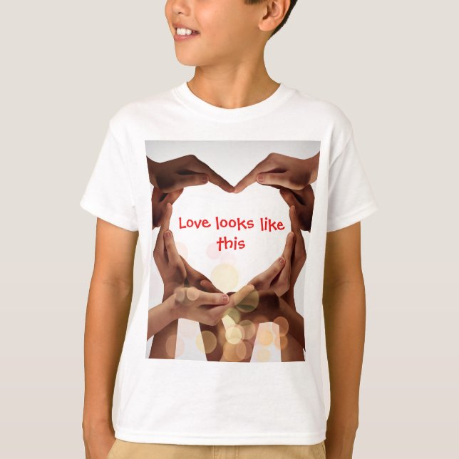 Camiseta love looks like this (Anverso)