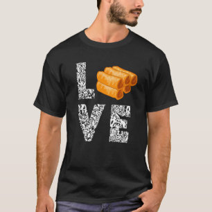 Camiseta Love Lumpia Filipina Filipina Food Pinoy Foodie Ro