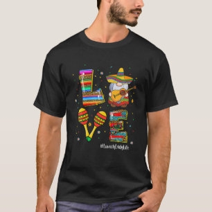 Camiseta Love Lunch Lady Life Gnome Cinco De Mayo Women Scr