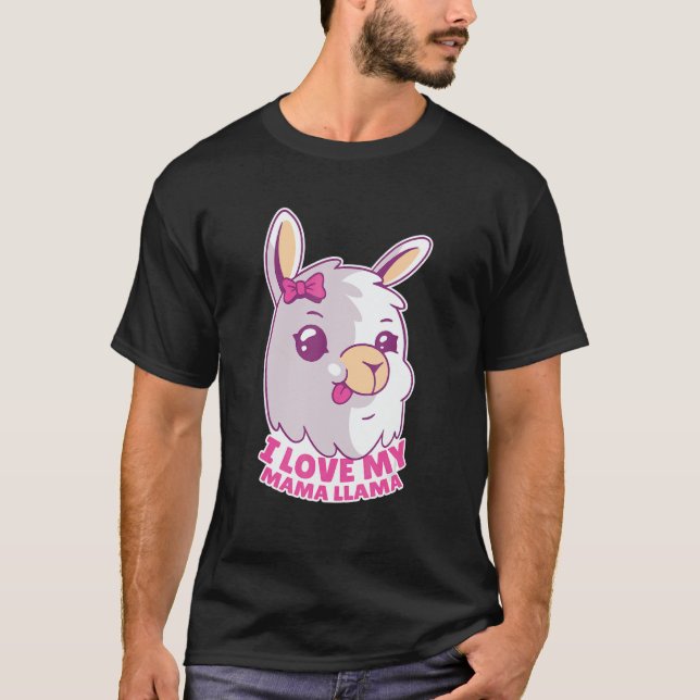 Camiseta Love mama Llama (Anverso)