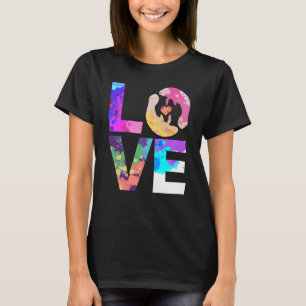 Camiseta Love Mana s Colorous Sea Cow Trichechidae Mana s