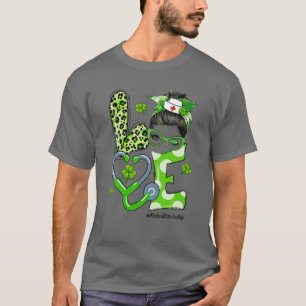 Camiseta LOVE Medical Assistant Life Funny St Patrick Day W