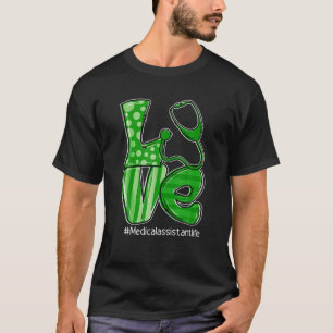 Camiseta Love Medical Assistant Life Irish Shamrock St Patr