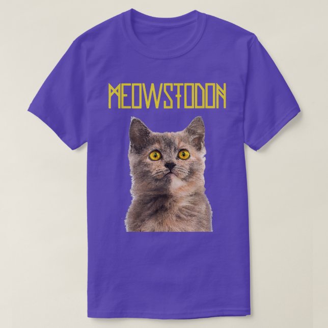 Camiseta Love Meowstodon Classic Music Arts Rock Band For M (Diseño del anverso)