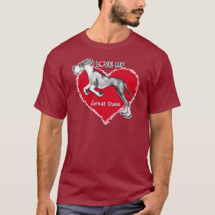 Camiseta Love MerleB Great Dane UC