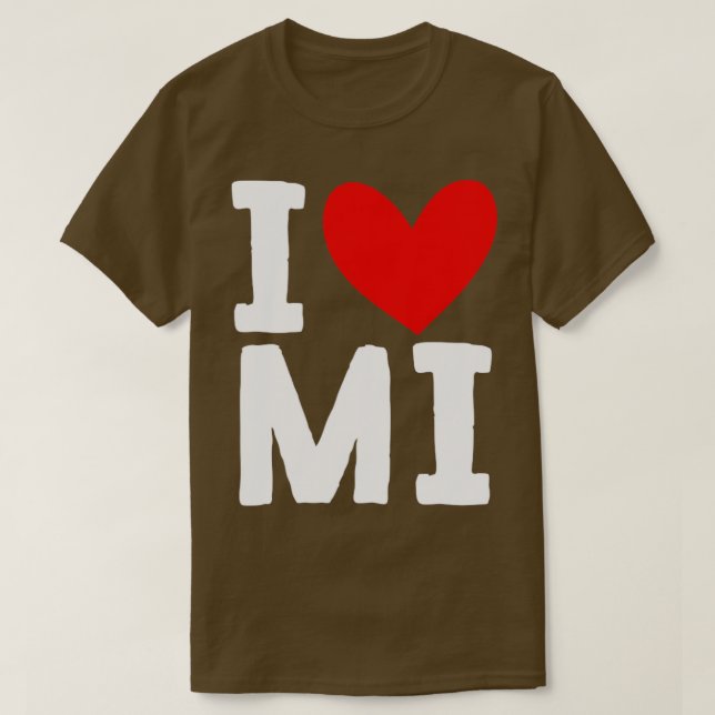 Camiseta Love Michigan (Diseño del anverso)