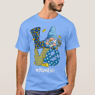 Camiseta Love Mimi Life Leopard Gnome Happy Chanukah Gnome 