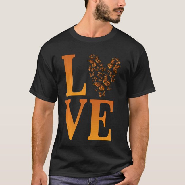 Camiseta Love Monarch Butterflies Lover (Anverso)
