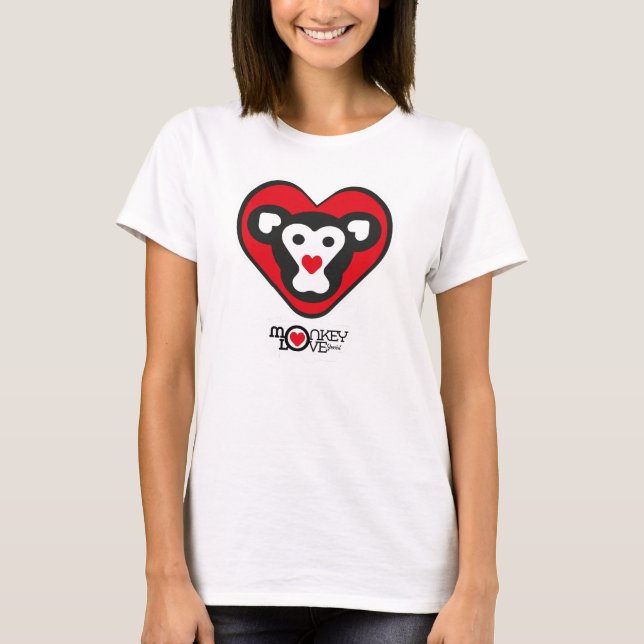 Camiseta LOVE MONKEY LOVE SPECIAL by Masanser (Anverso)