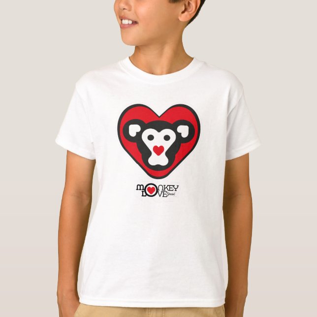 Camiseta LOVE MONKEY LOVE SPECIAL by Masanser (Anverso)