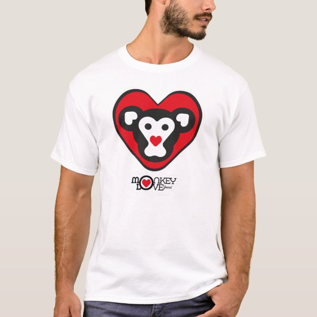 Camiseta LOVE MONKEY LOVE SPECIAL by Masanser (Anverso)