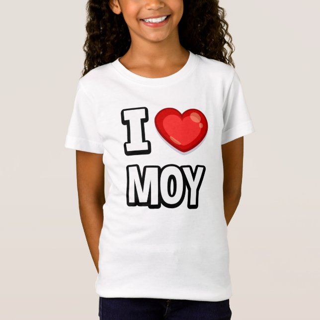 Camiseta Love Moy: Girl's T-Shirt (Anverso)