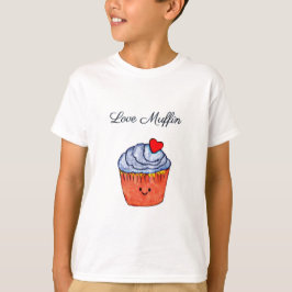 Camiseta Love Muffin Blue
