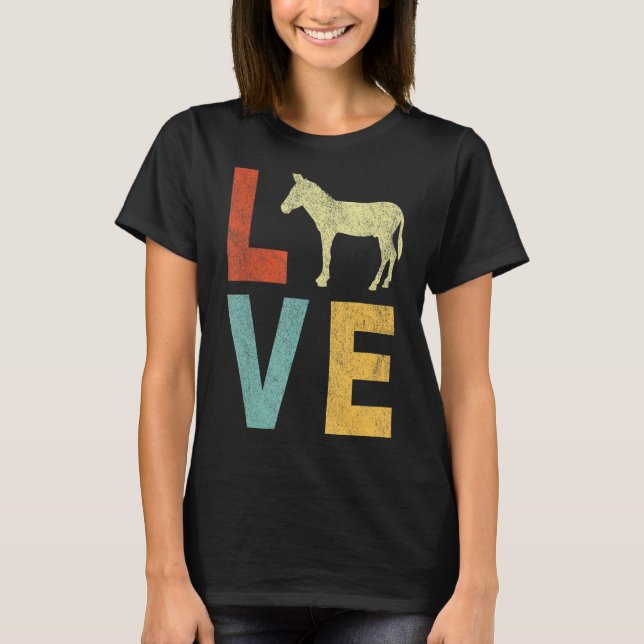 Camiseta Love Mule Mule Cita Retro (Anverso)