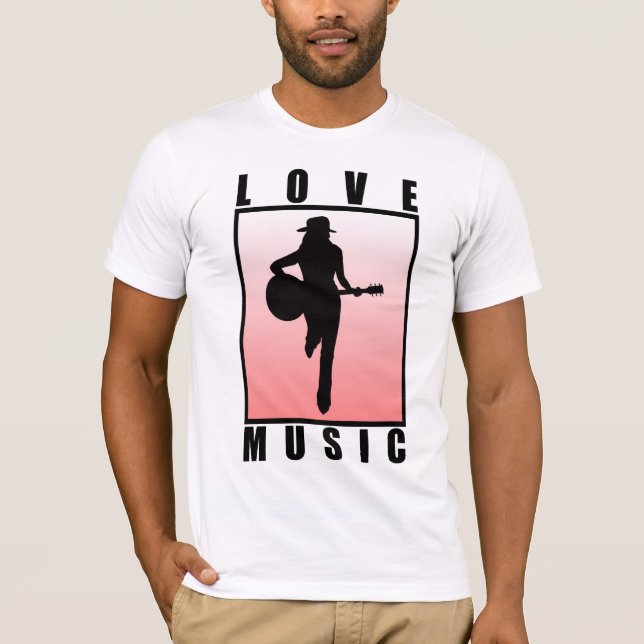 CAMISETA LOVE MUSIC 1 (Anverso)